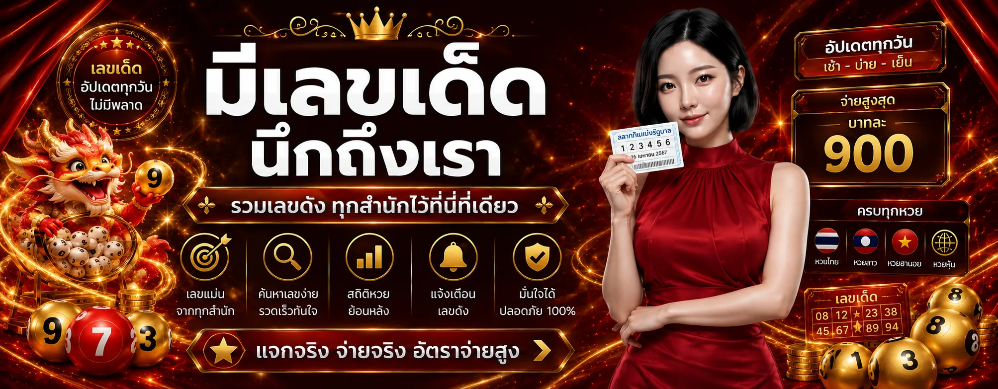 ภาพผลหวยและเลขเด่นบน 19ยูฟ่า